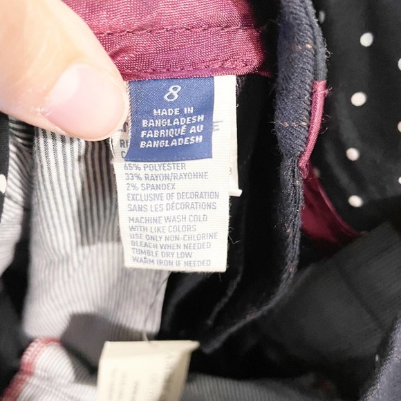 American Eagle Wide Leg Trouser Low Rise Size 8 - Picture 10 of 13